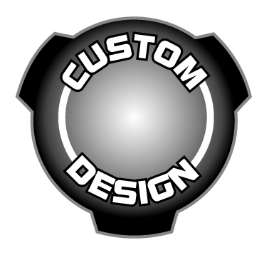 IHRE DESIGN- EMBLEM GEDRUCKT