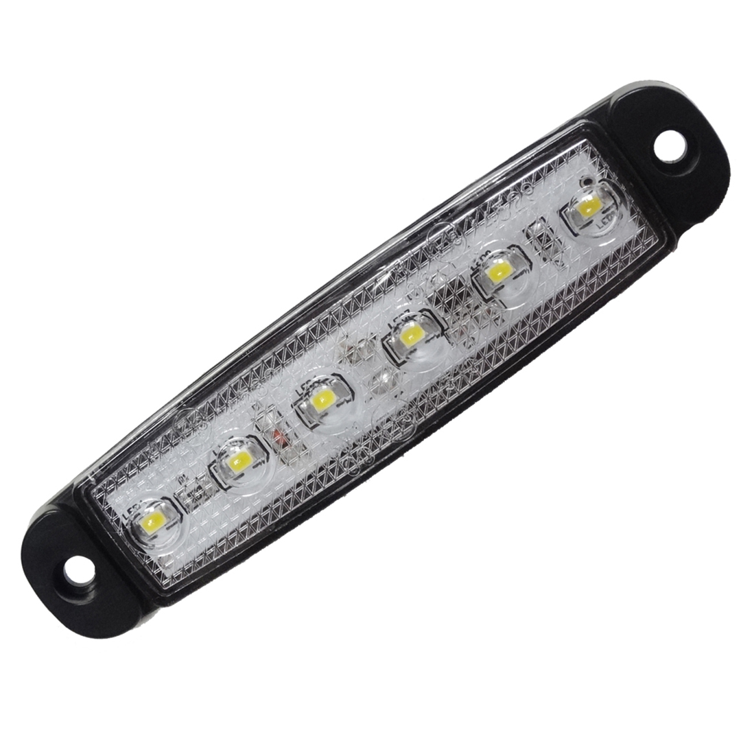 LEDSON ULTRA DUN MARKEERLICHT, ECE GOEDGEKEURD, 12-24V WIT