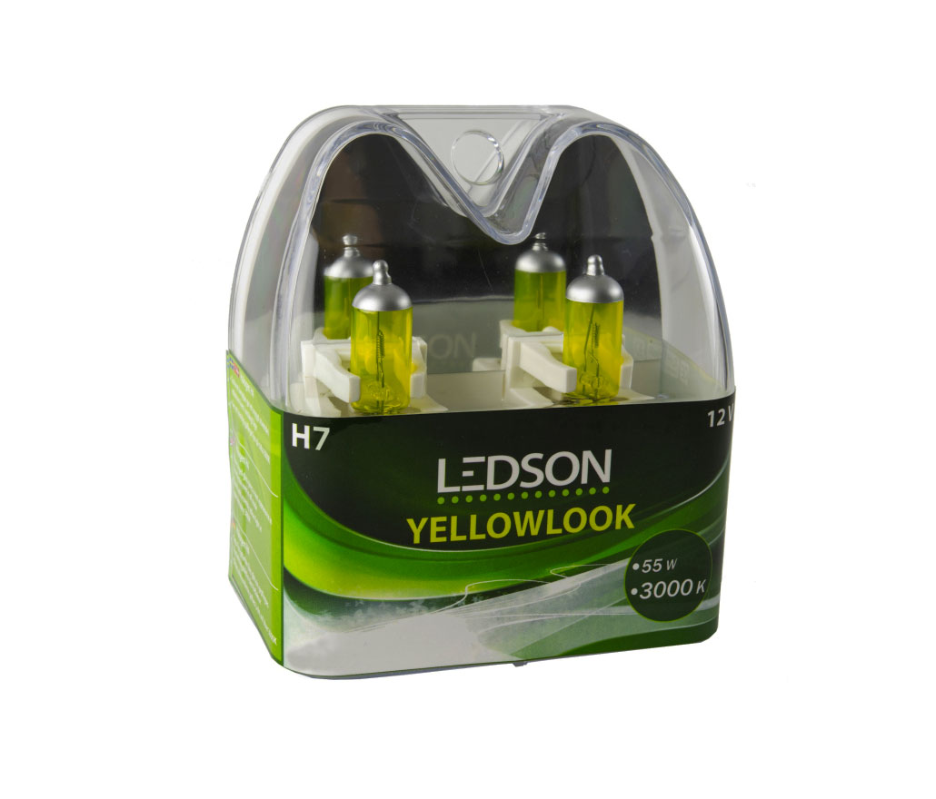 LEDSON - YELLOW LOOK 12V - 2 STK - H7