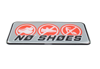 NØ SHØES - 3D DELUXE FULL PRINT STICKER